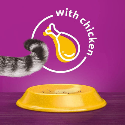 Whiskas 1+ Adult Dry Cat Food | Chicken | 7kg Bulk Bag