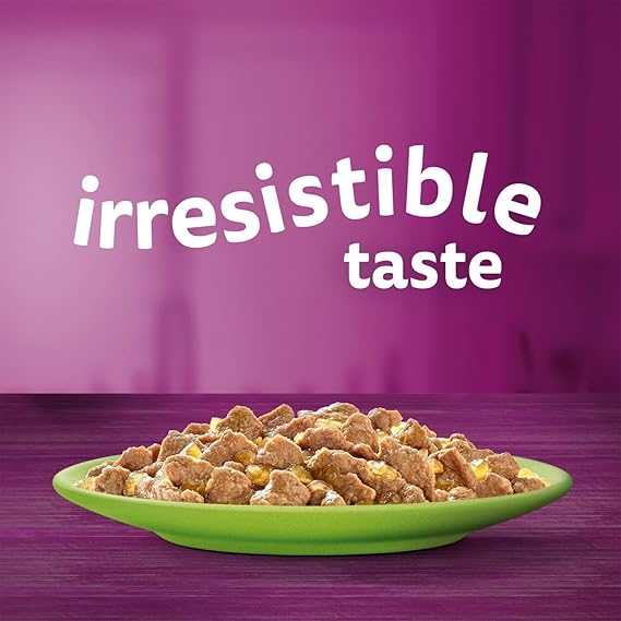 Whiskas 1+ Mixed Menu in Jelly, 144 x 85g Pouches, Adult Wet Cat Food