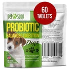 Dog Probiotic Tablets For Gut Health Loose & Firm Stools Digestion Supplement