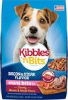 Kibbles n Bits Mini Bits Small Breed Dry Dog Food Bacon Steak 3.5lb