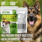 Dog Probiotic Tablets For Gut Health Loose & Firm Stools Digestion Supplement