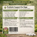 Dog Probiotic Tablets For Gut Health Loose & Firm Stools Digestion Supplement